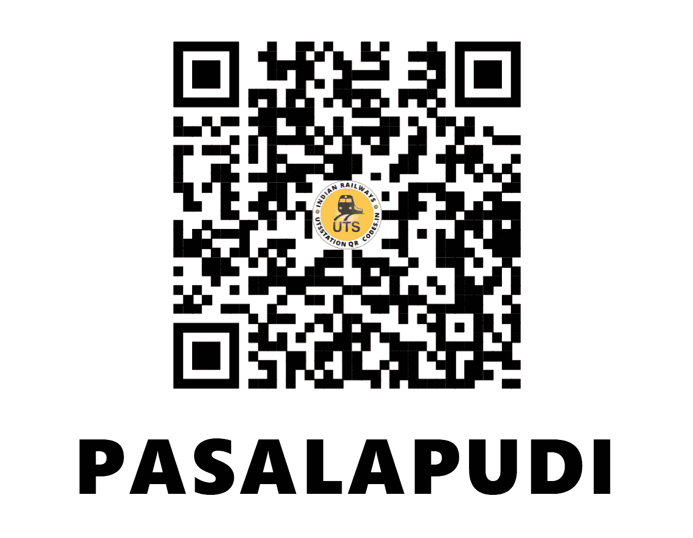 UTS QR Code for PASALAPUDI - PSLP - SC (ANDHRA PRADESH)